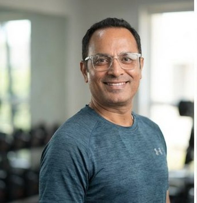 Rrishi Barman coaching in the gym
