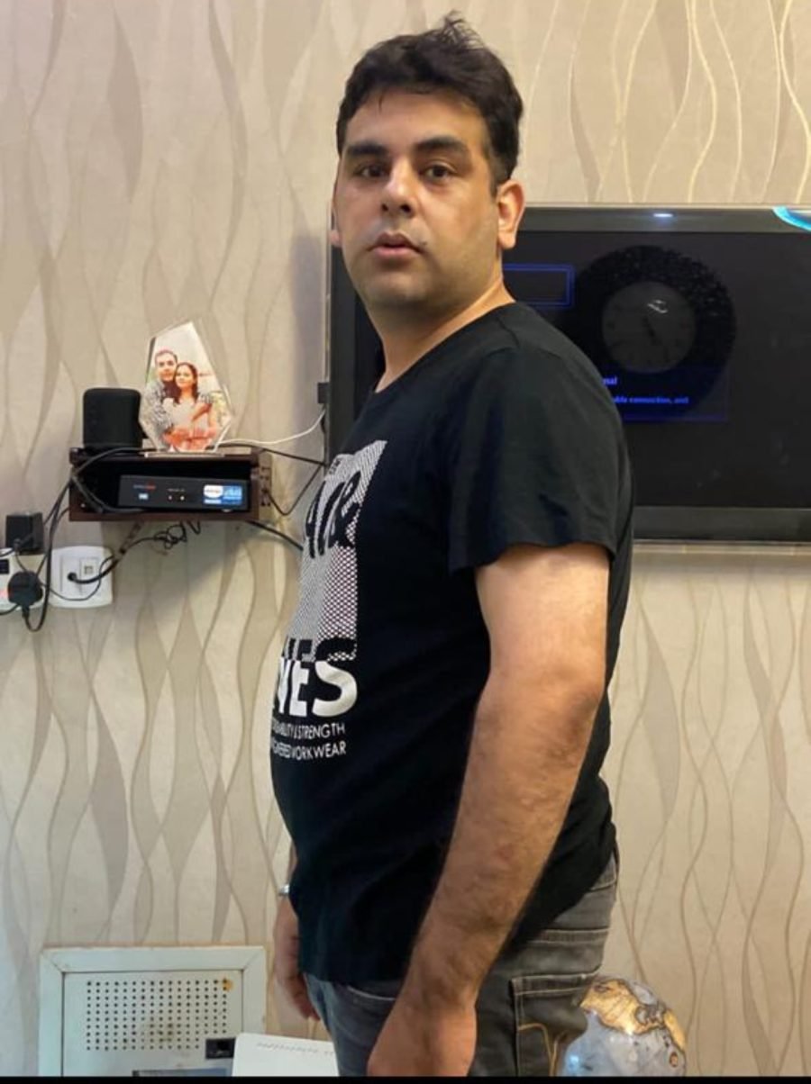 Arpit before coaching
